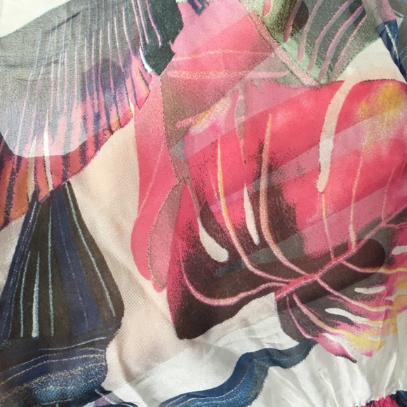 NWT- PIAZZA DEL TEMPIO WATERCOLOR FLORAL DRESS - Picture 9 of 9